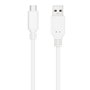 Nanocable Cable USB 2.0 USB-C a USB-A 1.5m Blanco 3A